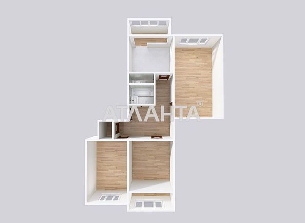 3-rooms apartment apartment by the address st. Zalozetskogo Volodimira (area 66,1 m²) - Atlanta.ua - photo 32