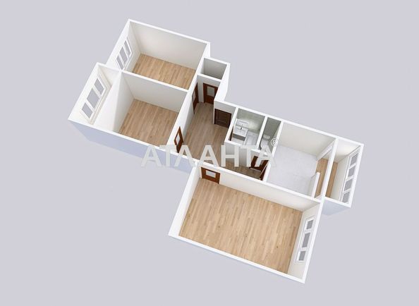 3-rooms apartment apartment by the address st. Zalozetskogo Volodimira (area 66,1 m²) - Atlanta.ua - photo 33
