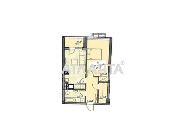 1-room apartment apartment by the address st. Kurortnyy per (area 45,5 m²) - Atlanta.ua - photo 12
