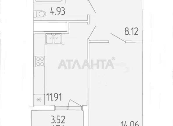 1-кімнатна квартира за адресою вул. Краснова (площа 41 м²) - Atlanta.ua - фото 23