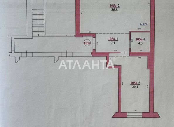 2-кімнатна квартира за адресою вул. Жасминова (площа 68,7 м²) - Atlanta.ua - фото 12