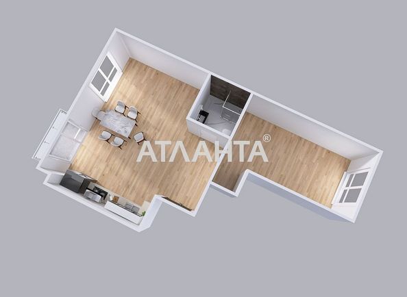 2-rooms apartment apartment by the address st. Zhasminovaya (area 68,7 m²) - Atlanta.ua - photo 24