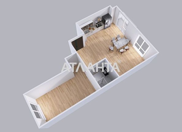 2-rooms apartment apartment by the address st. Zhasminovaya (area 68,7 m²) - Atlanta.ua - photo 25