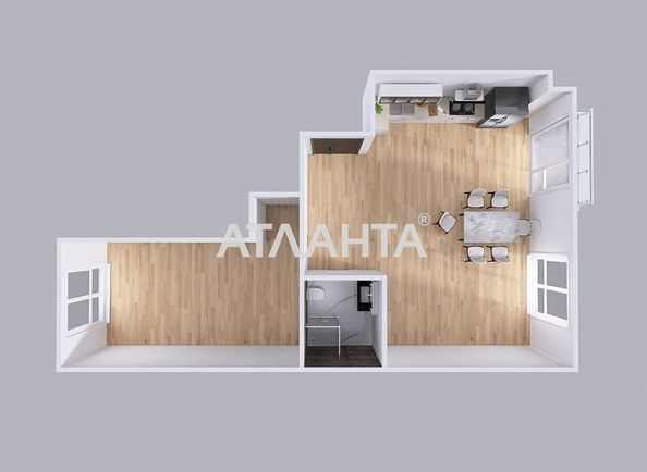 2-rooms apartment apartment by the address st. Zhasminovaya (area 68,7 m²) - Atlanta.ua - photo 26