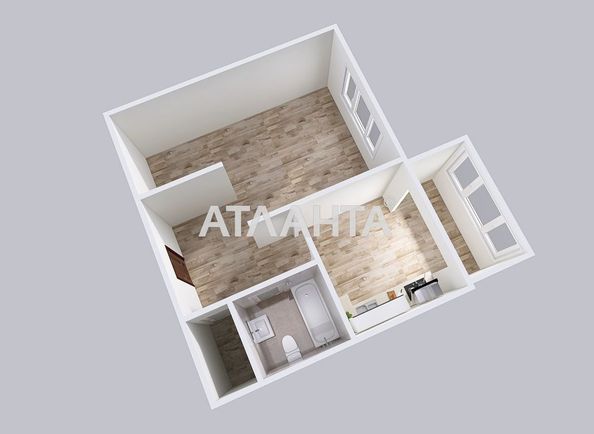 1-кімнатна квартира за адресою вул. Текстильників (площа 42 м²) - Atlanta.ua - фото 17
