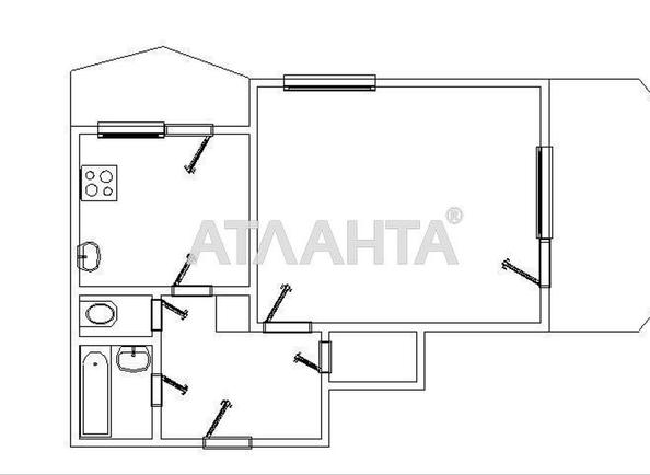 1-кімнатна квартира за адресою вул. Керченська (площа 43,5 м²) - Atlanta.ua - фото 14