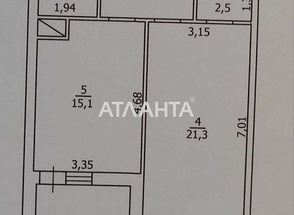 1-room apartment apartment by the address st. Gagarinskoe plato (area 60 m²) - Atlanta.ua - photo 18