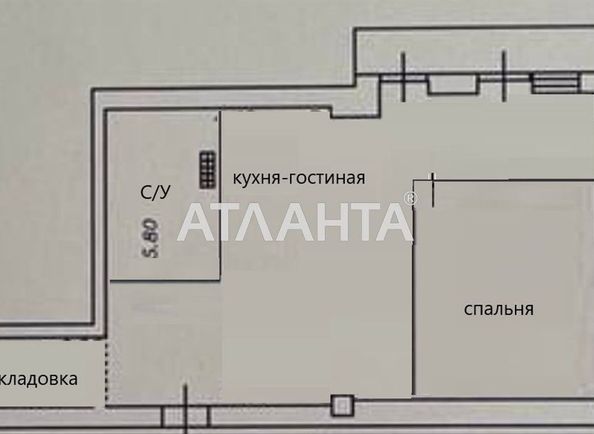 1-room apartment apartment by the address st. Pushkinskaya (area 55,1 m²) - Atlanta.ua - photo 5