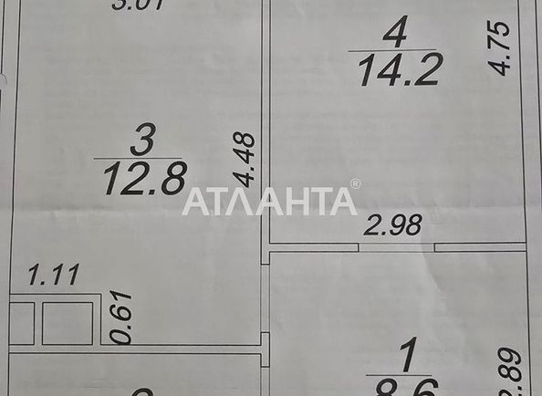 1-кімнатна квартира за адресою вул. Краснова (площа 42,5 м²) - Atlanta.ua - фото 12