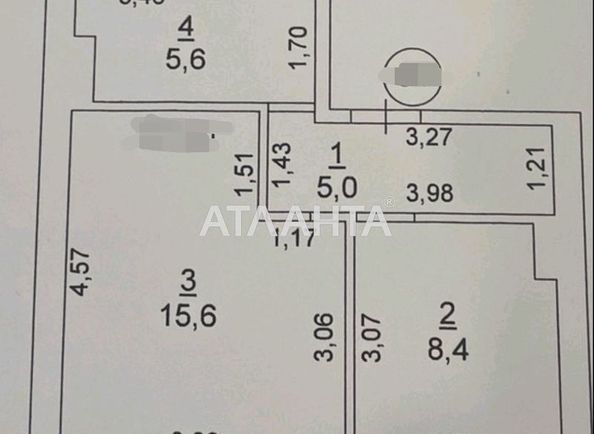 1-комнатная квартира по адресу ул. Тихая (площадь 35,6 м²) - Atlanta.ua - фото 19