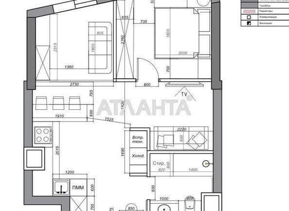 2-кімнатна квартира за адресою вул. Чубаївська (площа 47,7 м²) - Atlanta.ua - фото 21