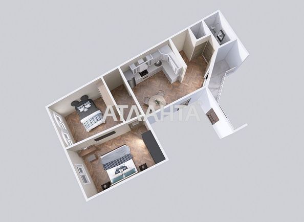 2-кімнатна квартира за адресою Замарстинівська вул. (площа 55,3 м²) - Atlanta.ua - фото 19