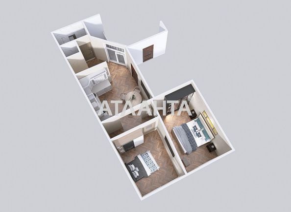 2-кімнатна квартира за адресою Замарстинівська вул. (площа 55,3 м²) - Atlanta.ua - фото 20