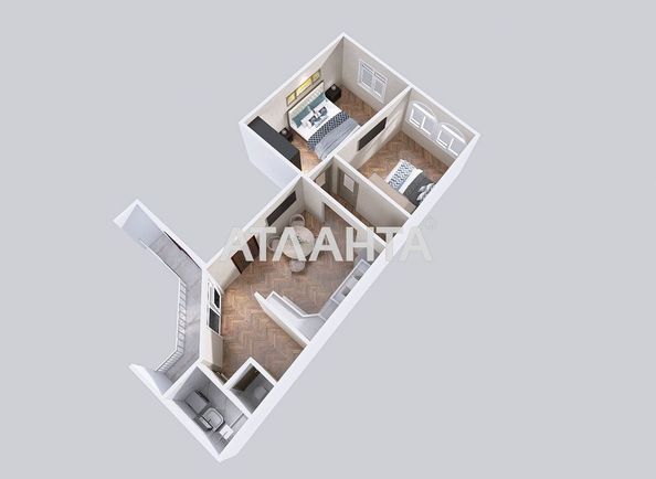 2-кімнатна квартира за адресою Замарстинівська вул. (площа 55,3 м²) - Atlanta.ua - фото 21