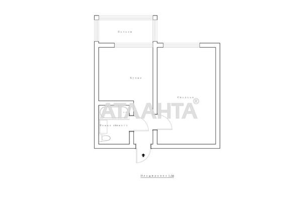 1-room apartment apartment by the address st. Nebesnoy Sotni pr Zhukova marsh pr Leninskoy iskry pr (area 36,8 m²) - Atlanta.ua - photo 21