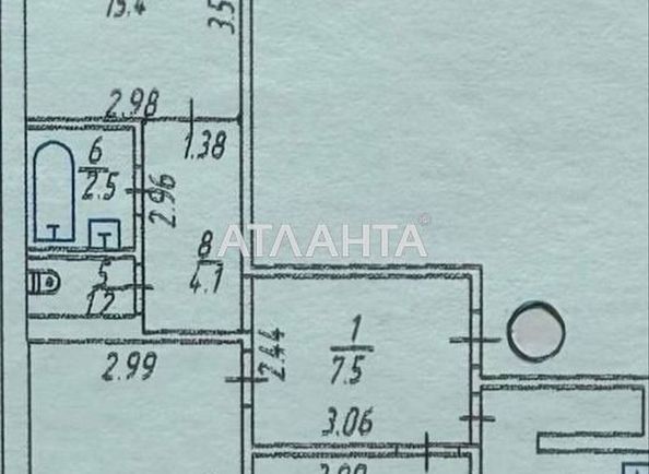 3-комнатная квартира по адресу ул. Андрея Первозванного (площадь 63,4 м²) - Atlanta.ua - фото 12