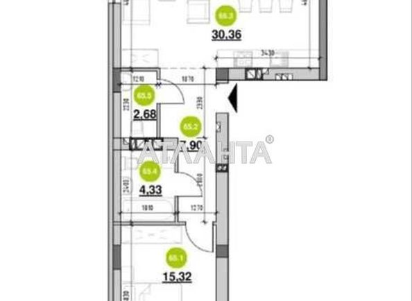 1-room apartment apartment by the address st. Rudnenska (area 61 m²) - Atlanta.ua - photo 5
