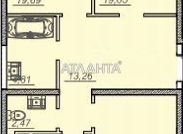 3-кімнатна квартира за адресою вул. Сахарова (площа 99 м²) - Atlanta.ua - фото 4
