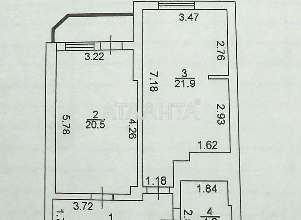 1-room apartment apartment by the address st. Malinovskogo marsh (area 60,2 m²) - Atlanta.ua - photo 9