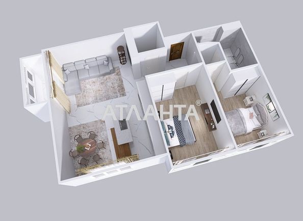 3-rooms apartment apartment by the address st. Zhemchuzhnaya (area 87,5 m²) - Atlanta.ua - photo 15