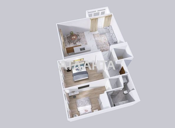 3-rooms apartment apartment by the address st. Zhemchuzhnaya (area 87,5 m²) - Atlanta.ua - photo 16