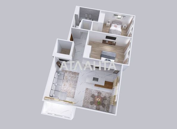 3-rooms apartment apartment by the address st. Zhemchuzhnaya (area 87,5 m²) - Atlanta.ua - photo 18