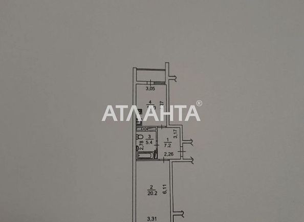 1-room apartment apartment by the address st. Semi Kulzhenkov (area 49,2 m²) - Atlanta.ua - photo 15