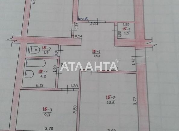 3-rooms apartment apartment by the address st. Tsentralnaya (area 84 m²) - Atlanta.ua - photo 12