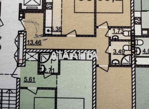 2-rooms apartment apartment by the address st. Pod Goloskom (area 68,8 m²) - Atlanta.ua - photo 23