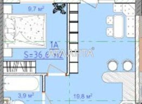 1-room apartment apartment by the address st. Vilyamsa ak (area 37 m²) - Atlanta.ua - photo 11