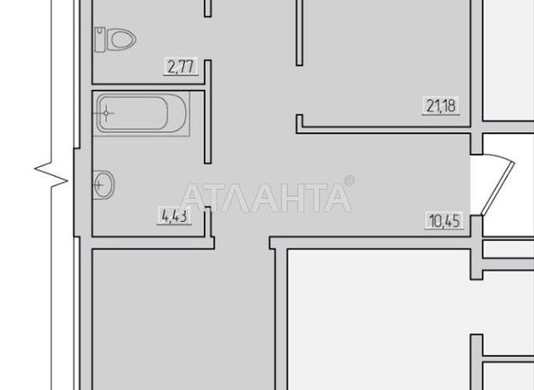 3-кімнатна квартира за адресою вул. Перлинна (площа 74,5 м²) - Atlanta.ua - фото 20