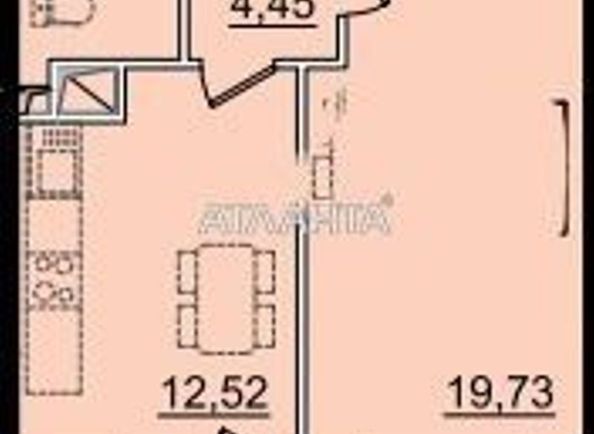1-room apartment apartment by the address st. Sakharova (area 42,1 m²) - Atlanta.ua - photo 6