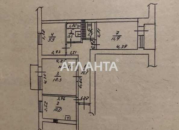 3-rooms apartment apartment by the address st. Babadzhanyana marsh Rekordnaya (area 68 m²) - Atlanta.ua - photo 9