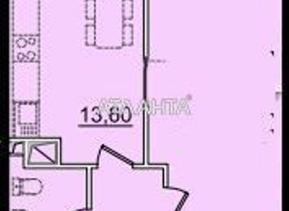 1-комнатная квартира по адресу ул. Сахарова (площадь 44,5 м²) - Atlanta.ua