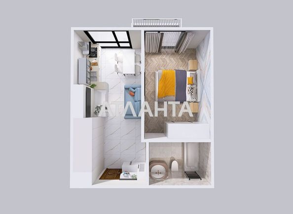 1-кімнатна квартира за адресою вул. Орлика Пилипа (площа 37,5 м²) - Atlanta.ua - фото 10
