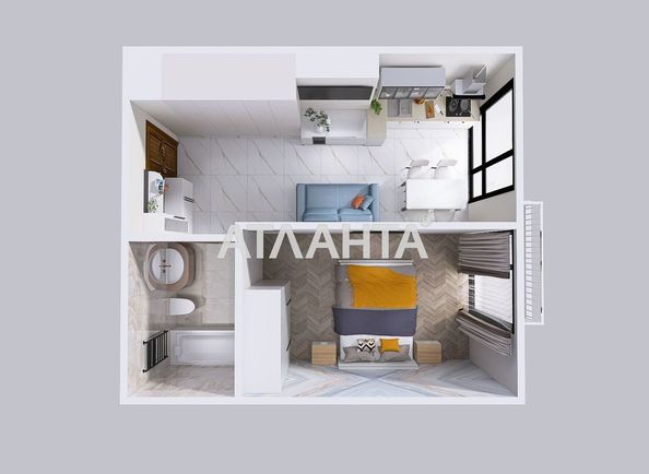 1-кімнатна квартира за адресою вул. Орлика Пилипа (площа 37,5 м²) - Atlanta.ua - фото 11