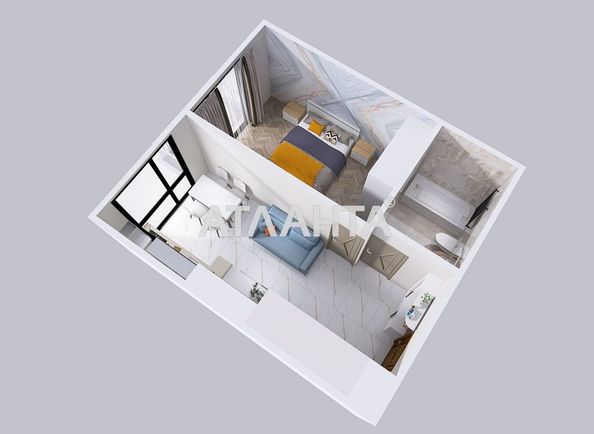 1-кімнатна квартира за адресою вул. Орлика Пилипа (площа 37,5 м²) - Atlanta.ua - фото 12