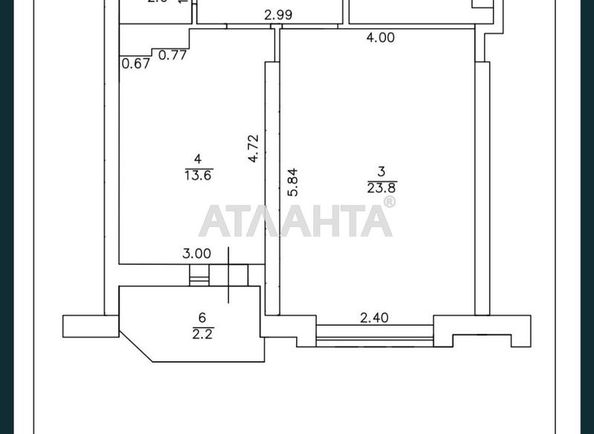 1-кімнатна квартира за адресою Фонтанська дор. (площа 54,9 м²) - Atlanta.ua - фото 6