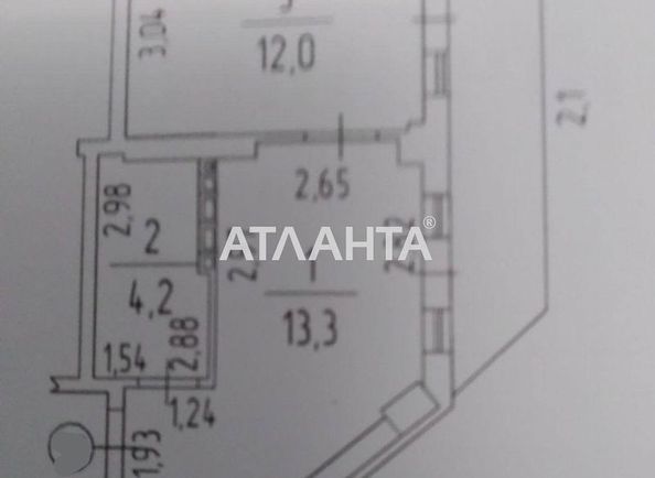1-room apartment apartment by the address st. Shevchenko pr (area 33 m²) - Atlanta.ua - photo 2