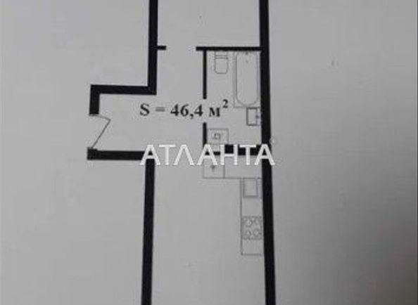 1-room apartment apartment by the address st. Nezavisimosti Ukrainy (area 46,4 m²) - Atlanta.ua - photo 4