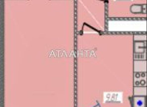 1-кімнатна квартира за адресою вул. Краснова (площа 42,8 м²) - Atlanta.ua - фото 2