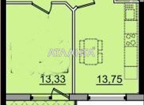 1-room apartment apartment by the address st. Sakharova (area 39,3 m²) - Atlanta.ua - photo 2
