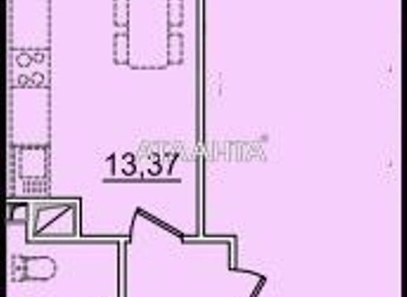 1-room apartment apartment by the address st. Sakharova (area 44,5 m²) - Atlanta.ua - photo 2