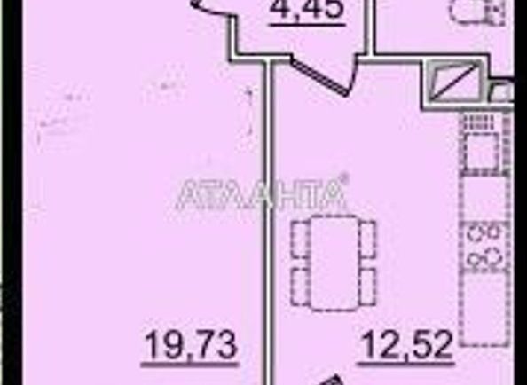 1-room apartment apartment by the address st. Sakharova (area 42,1 m²) - Atlanta.ua - photo 3