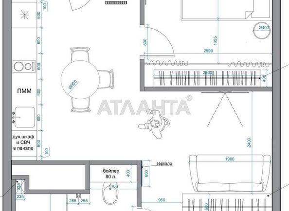 1-room apartment apartment by the address st. Krasnova (area 42 m²) - Atlanta.ua - photo 15