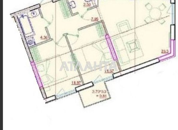 1-кімнатна квартира за адресою вул. Приморська (площа 51,6 м²) - Atlanta.ua - фото 8