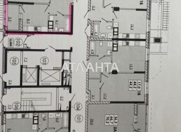 1-кімнатна квартира за адресою Овідіопольська дор. (площа 39,5 м²) - Atlanta.ua - фото 7