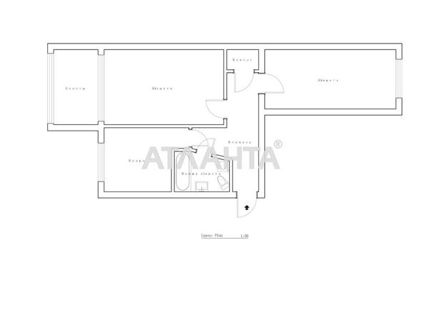 2-rooms apartment apartment by the address st. Kosmonavtov (area 44 m²) - Atlanta.ua - photo 19