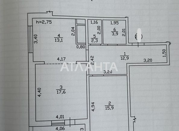 2-rooms apartment apartment by the address st. Varnenskaya (area 69,7 m²) - Atlanta.ua - photo 10