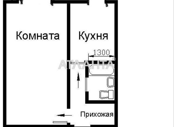 1-комнатная квартира по адресу ул. Парусная (площадь 22 м²) - Atlanta.ua - фото 3